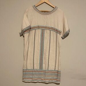 Uncle Frank Boho Embroidered Tunic Dress